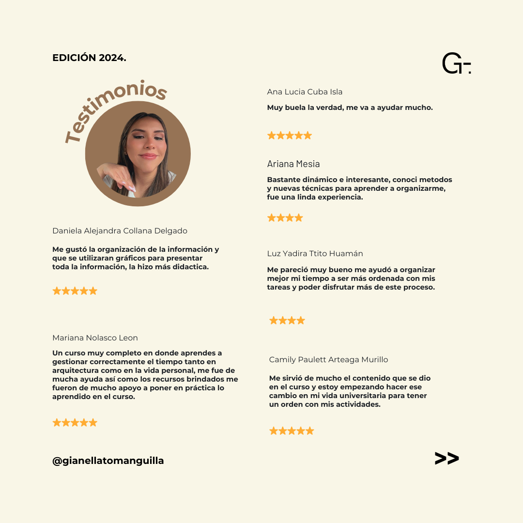 Curso Gestiona tu Tiempo en Arquitectura 2.0