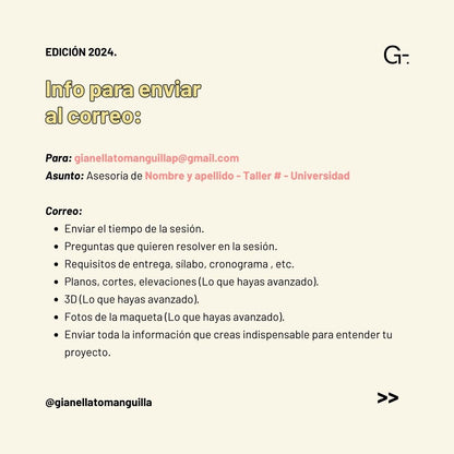 Asesoría de Arquitectura de 30 min.