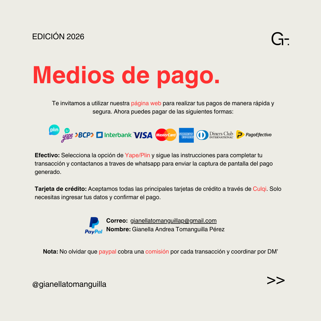 Asesorías de Arquitectura de 1h Presencial