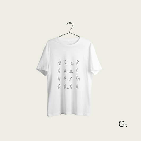 Polo blanco Monigotes de Arquitectura