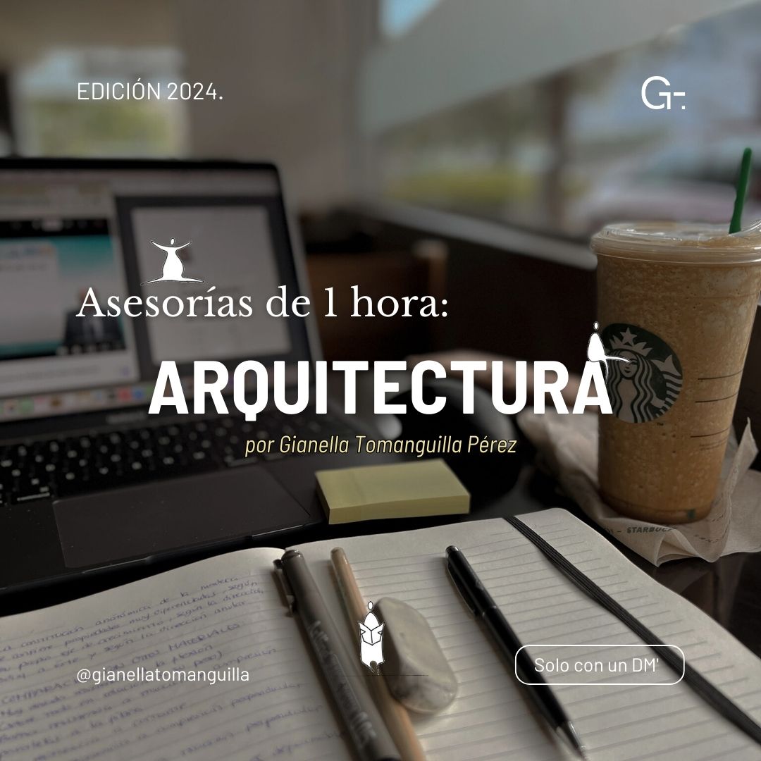 Asesorías de 1h de Arquitectura