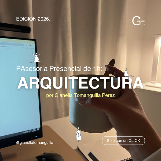 Asesorías de Arquitectura de 1h Presencial